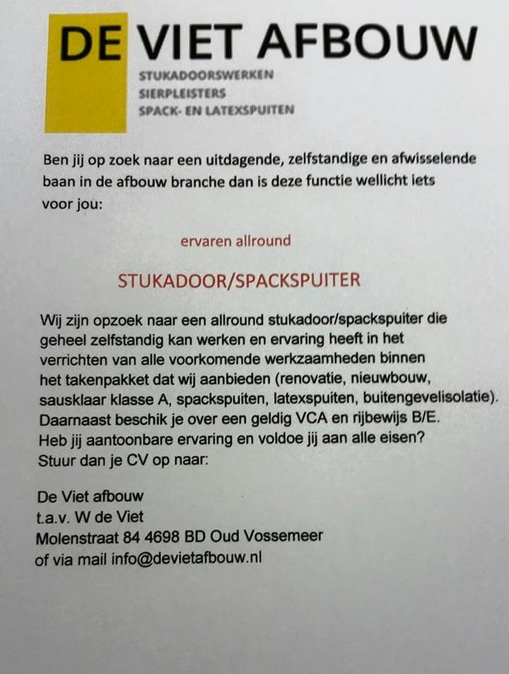 De Viet Afbouw